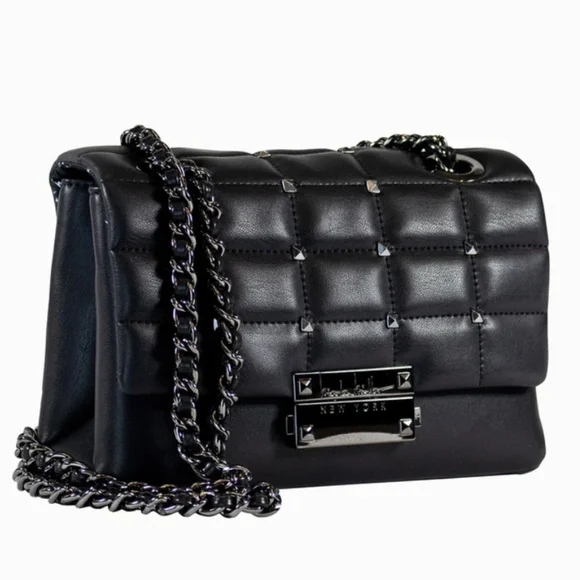 Nicole Miller Bags Nicole Miller Quilted Studded Crossbody